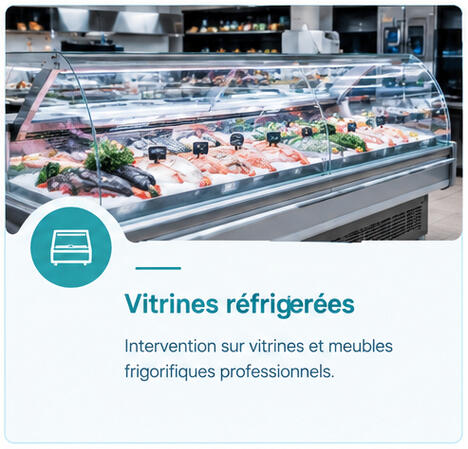 Vitrines réfrigérées